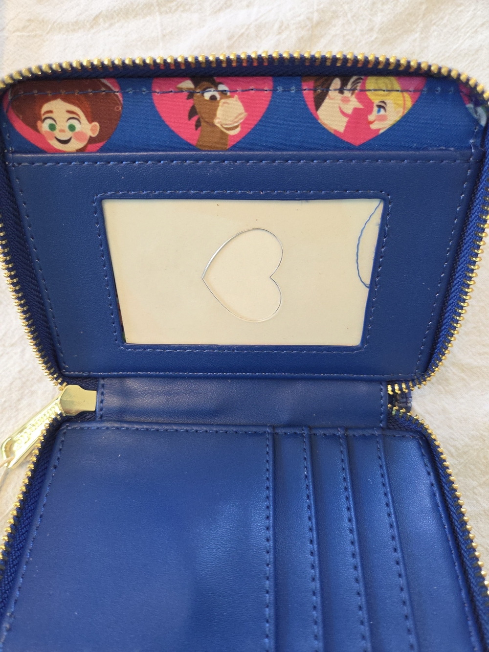 Loungefly Pixar Toy Story Character Zip Wallet - Blue, NWT - Picture 3 of 4